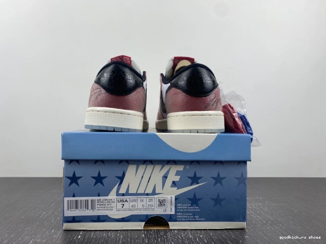 LOW 1 TROPHY 'RED AIR ROOM OG JORDAN BLACK' FN0432-017 X 0815